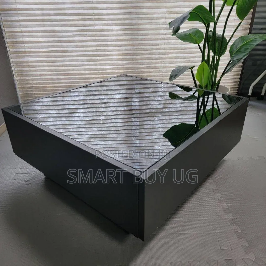Brand New Glass Center Tables - Black - Large - Kampala