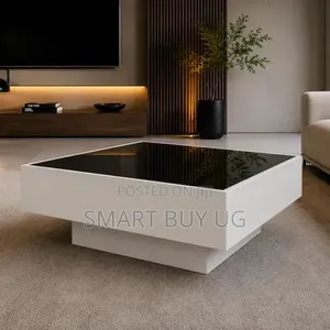 Brand New Glass Coffee Table - White - Kampala