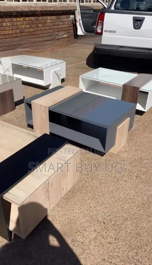 Brand New Glass Coffee Table - Gray - 120cm - Kampala