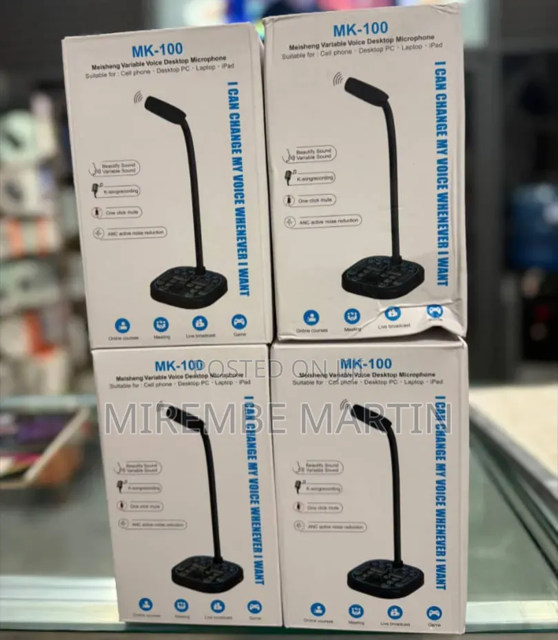MK-100 Meisheng Variable Voice Desktop Microphone
