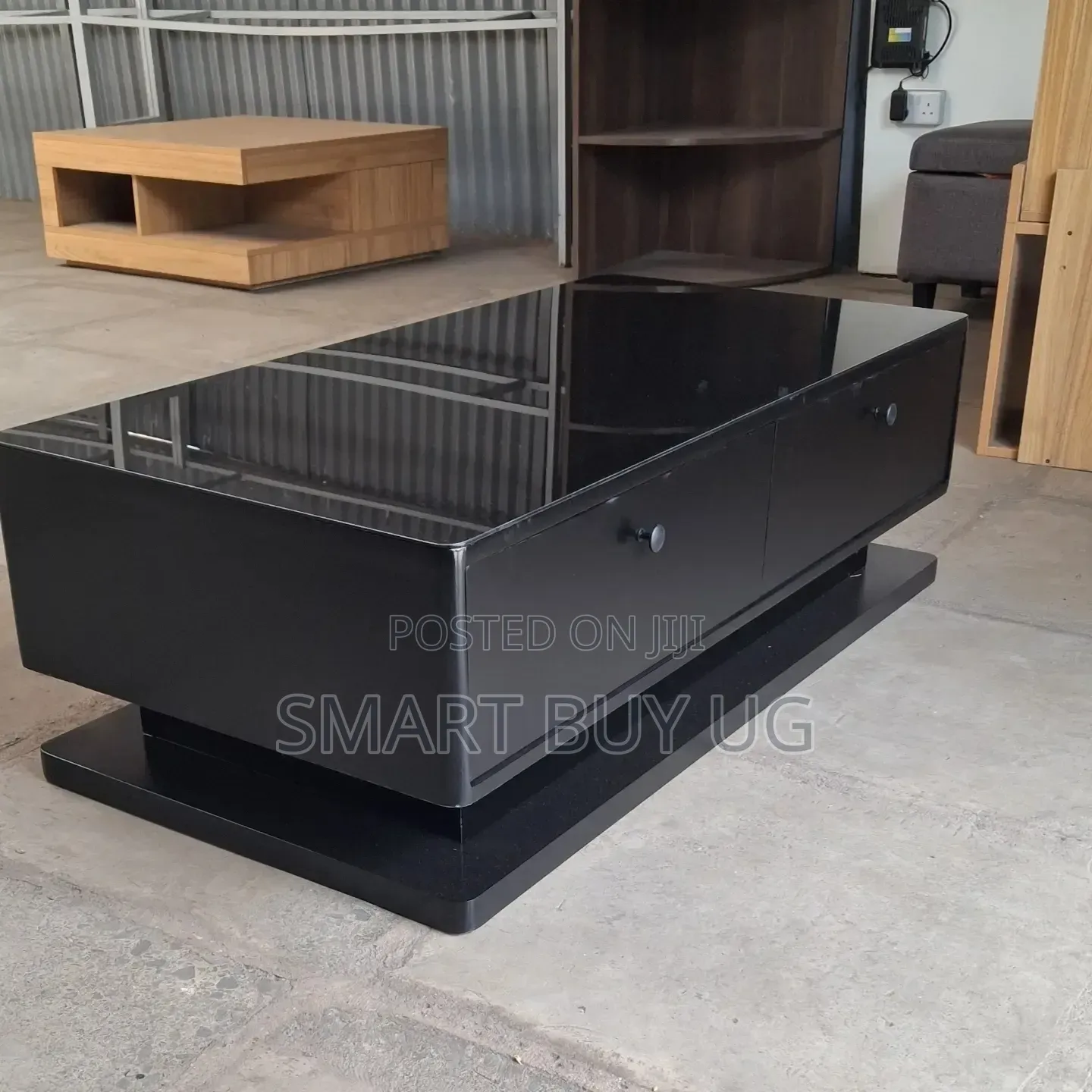 Brand New Glass Center Tables - Black - 120cm by 60cm - Kampala