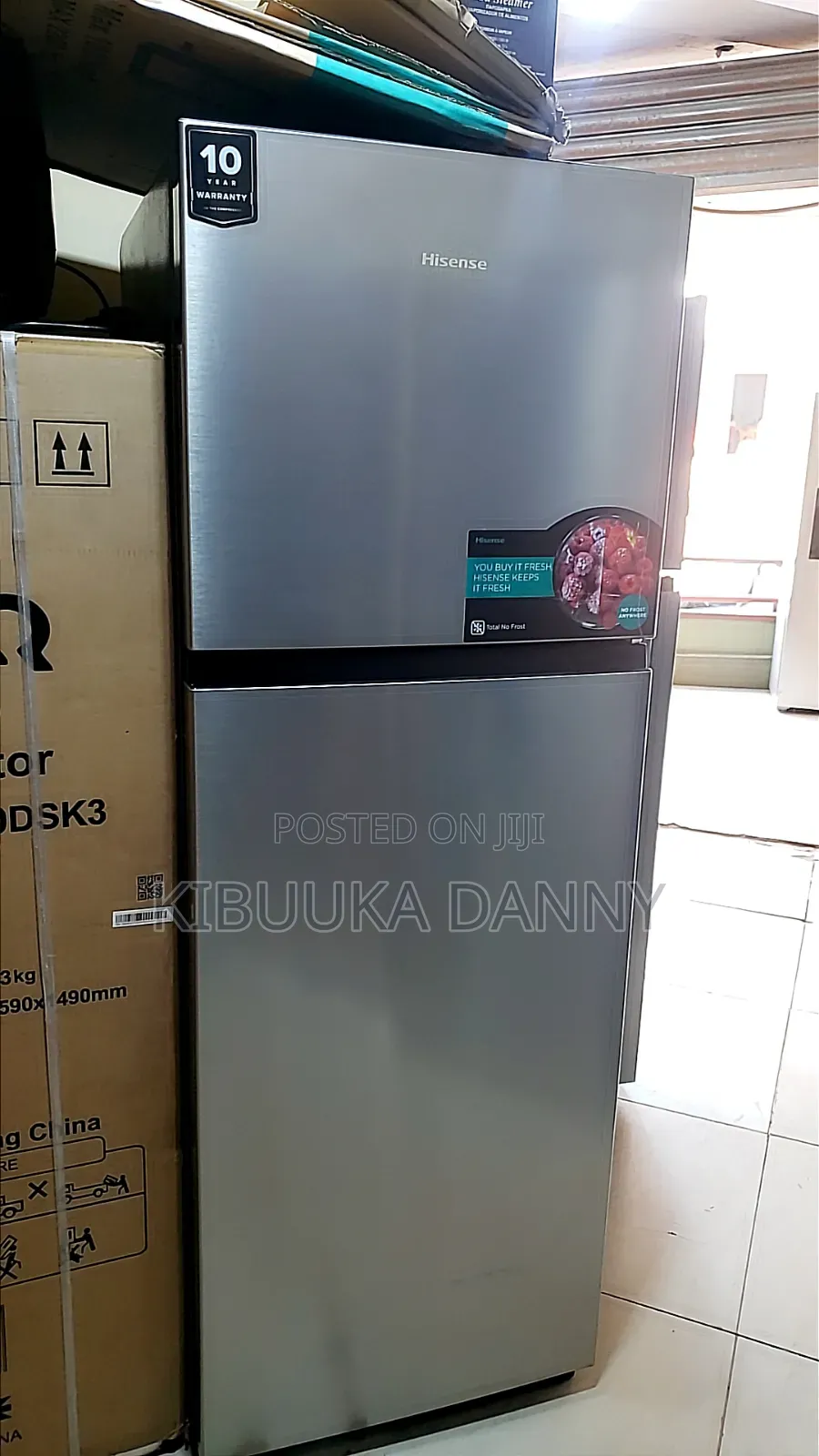 Fridge Hisense 419litres Double Door