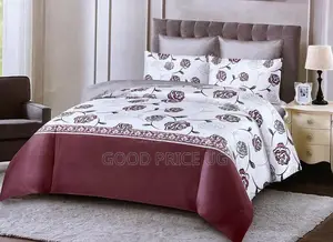 4-Piece Premium Floral Rose Bedding Set