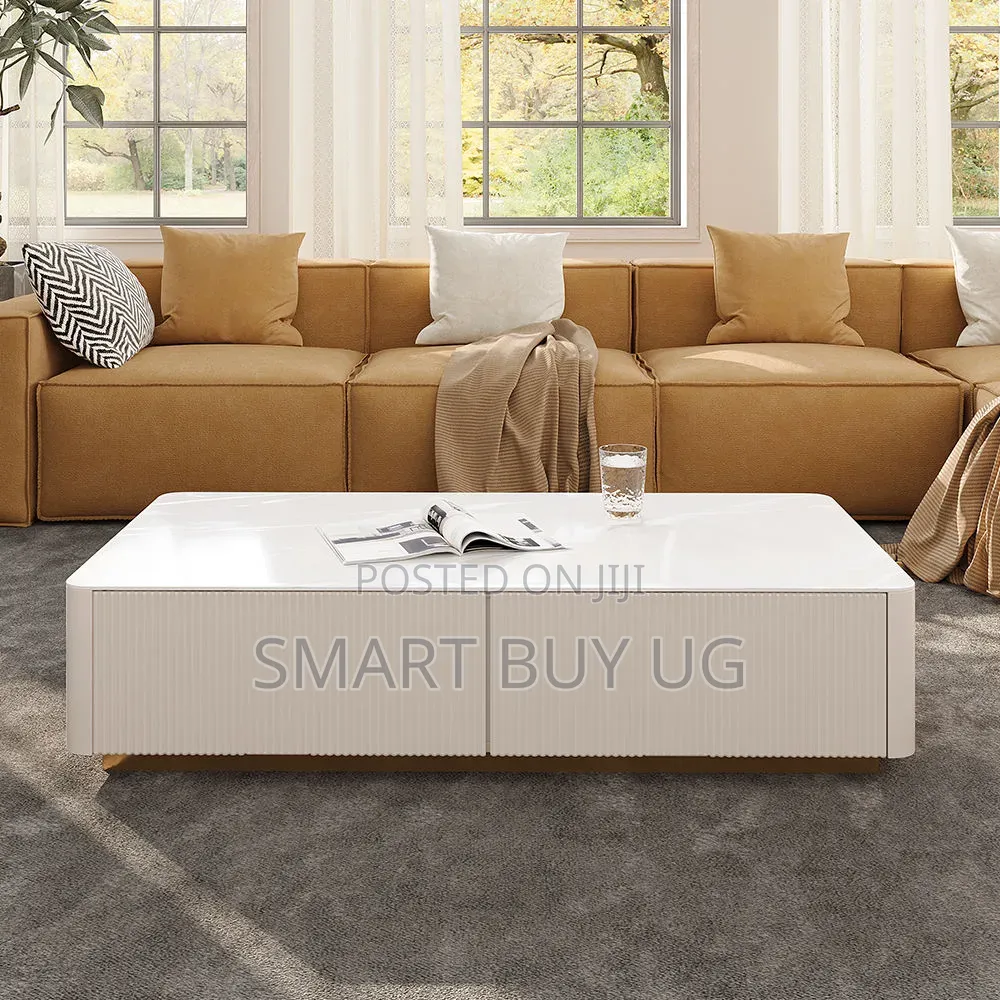 Large Rectangular Coffee Table | Centre Table for Sofa