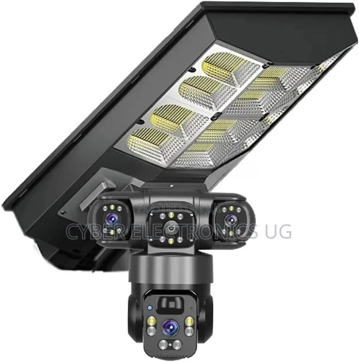 V380 Pro 12MP Multi Lens 4G Solar Street Light PTZ Camera