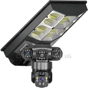 V380 Pro 12MP Multi Lens 4G Solar Street Light PTZ Camera