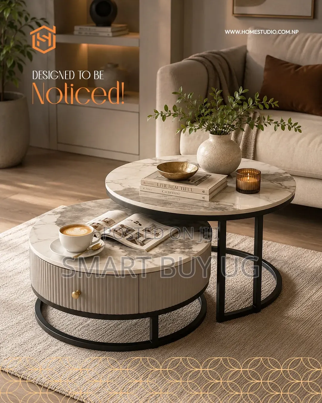 Nesting Center Tables/Center Tables Classic/Round Coffee Table