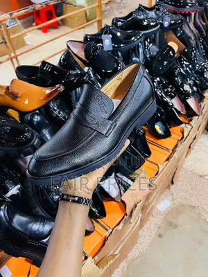 Gentle Leather Office Shoes Black