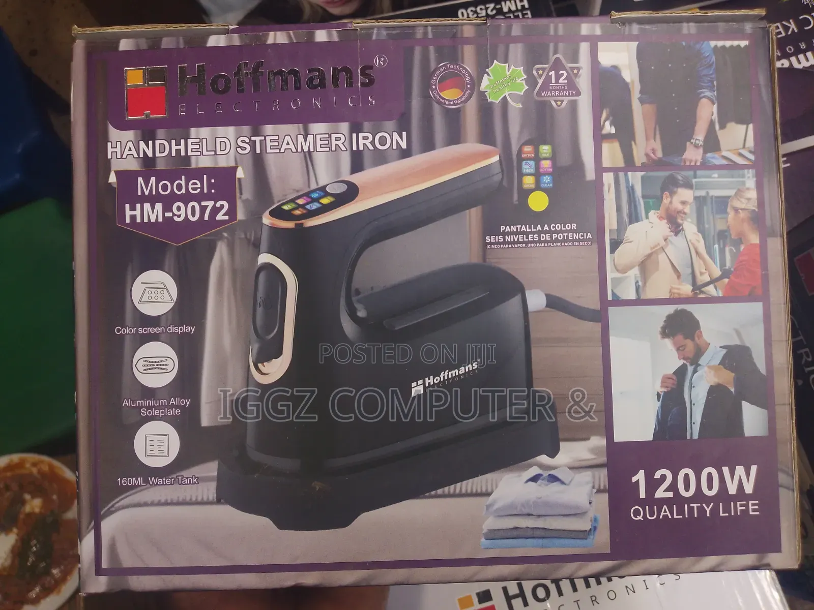 Hoffmans Handheld Steamer Iron