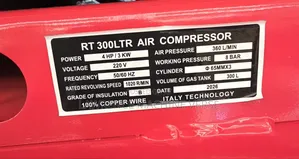 Air Compressor 300L Both Electric and Petrol