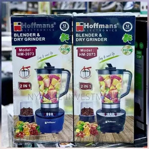 Hoffmans HM-2073 2-in-1 Blender & Dry Grinder, 800W Motor.