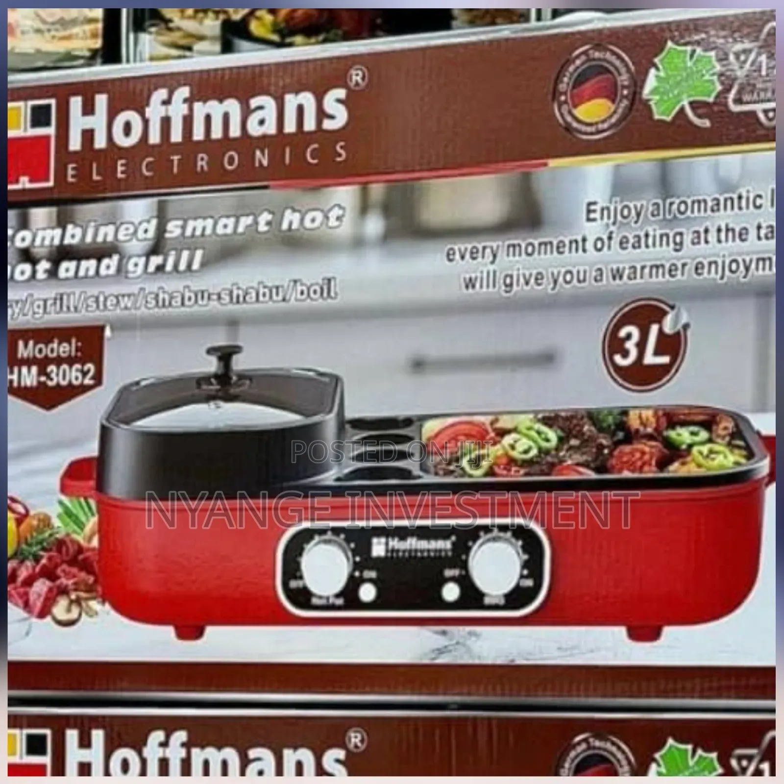 Hoffmans Combined Pot and Grill Pot.