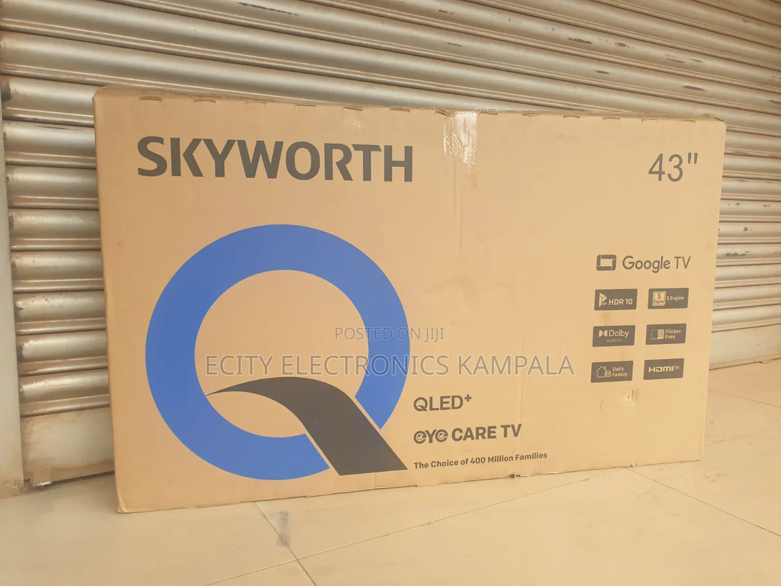 Boxed TV 43" Skyworth