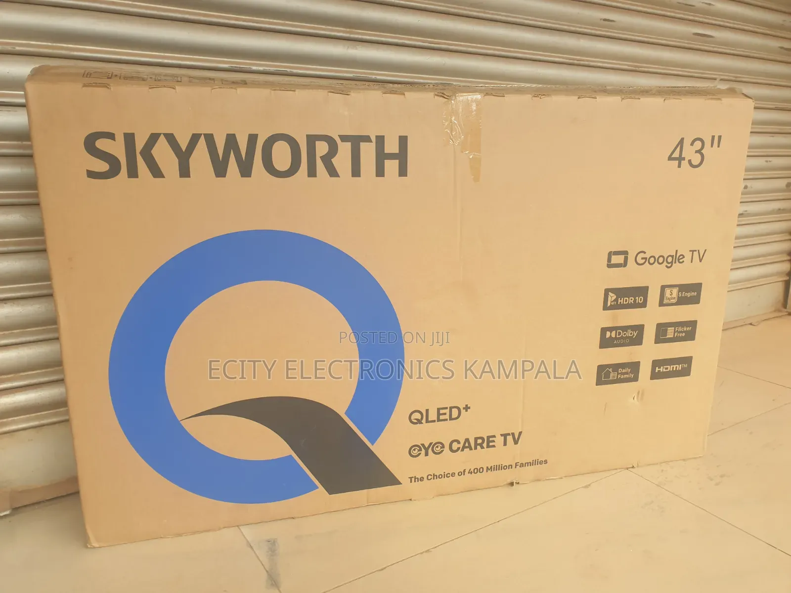 Boxed TV 43" Skyworth