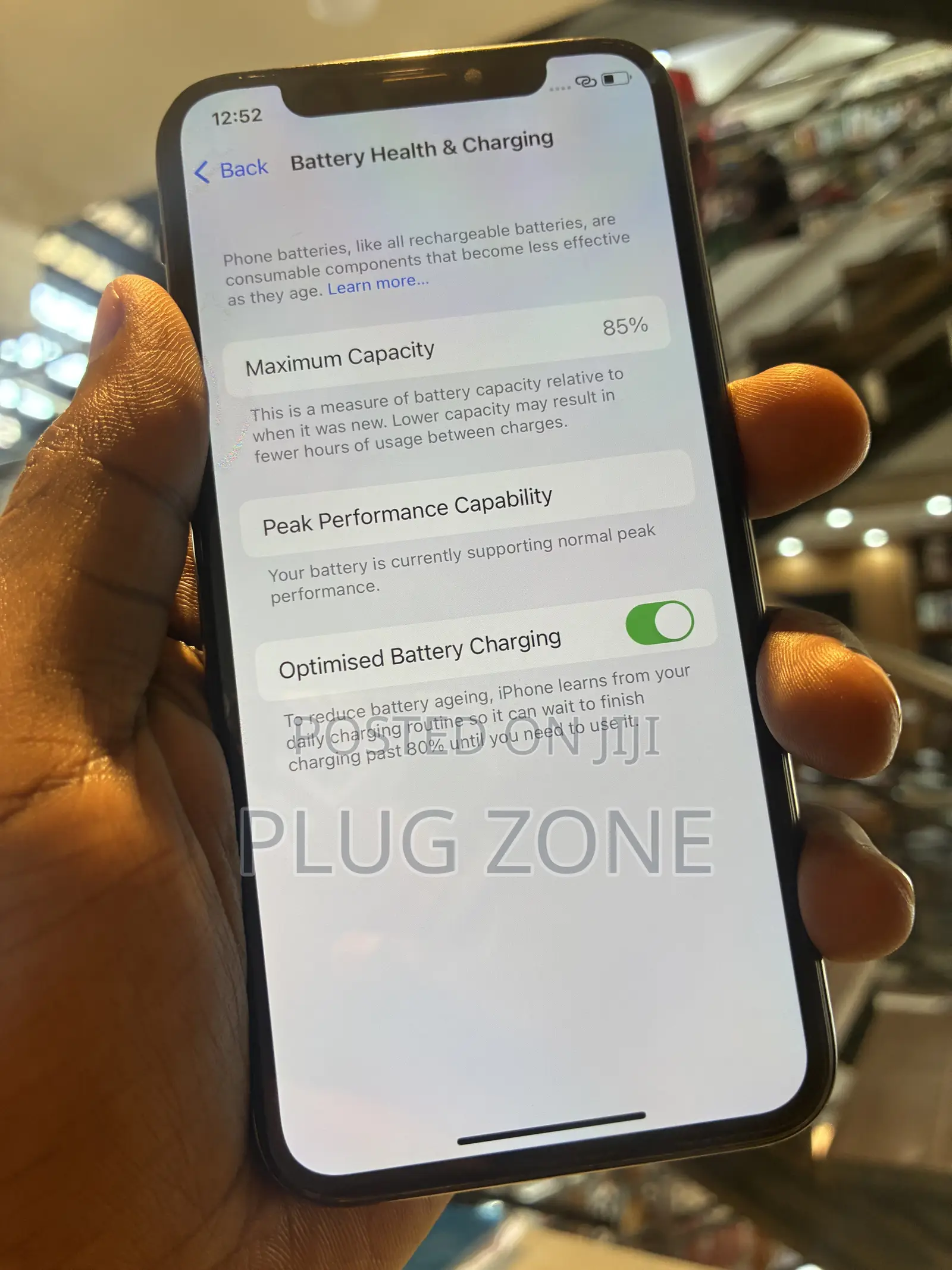 Apple iPhone X 64 GB Black