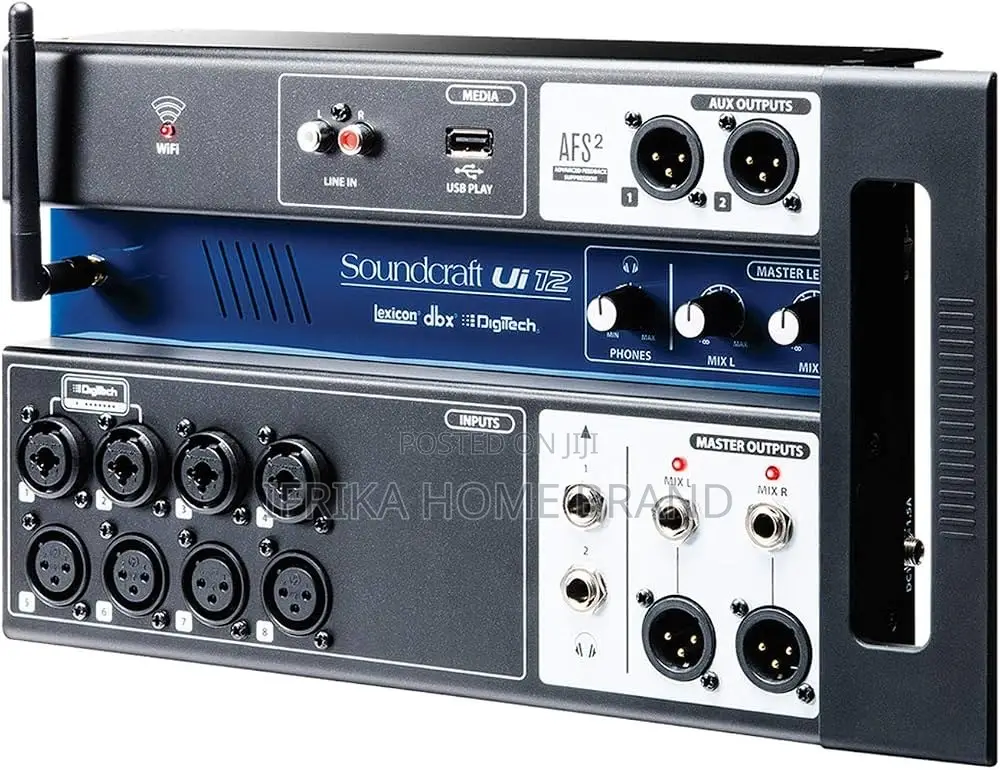 Soundcraft Ui12 12-Channel Remote-Controlled Digital Mixer