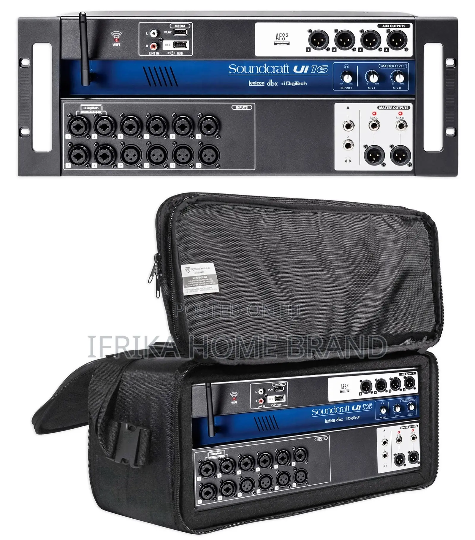 Soundcraft Ui16 16-Input Digital Mixer Remote-Controlled Digital Mixer