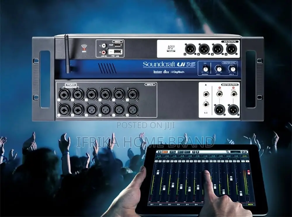 Soundcraft Ui16 16-Input Digital Mixer Remote-Controlled Digital Mixer