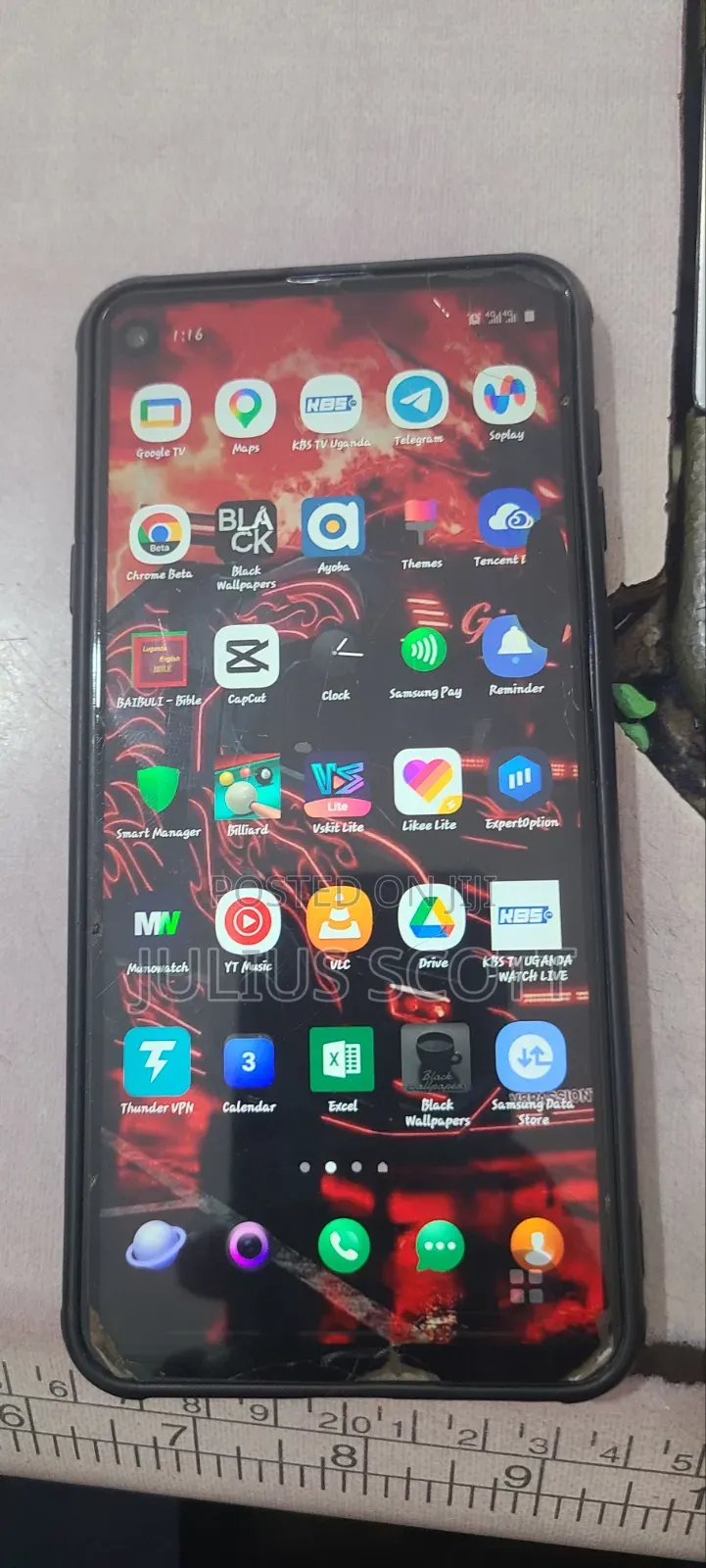 Samsung Galaxy A8S 128 GB Blue