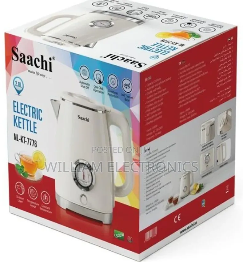 Saachi 2litres Electric Kettle NL-KT-7778