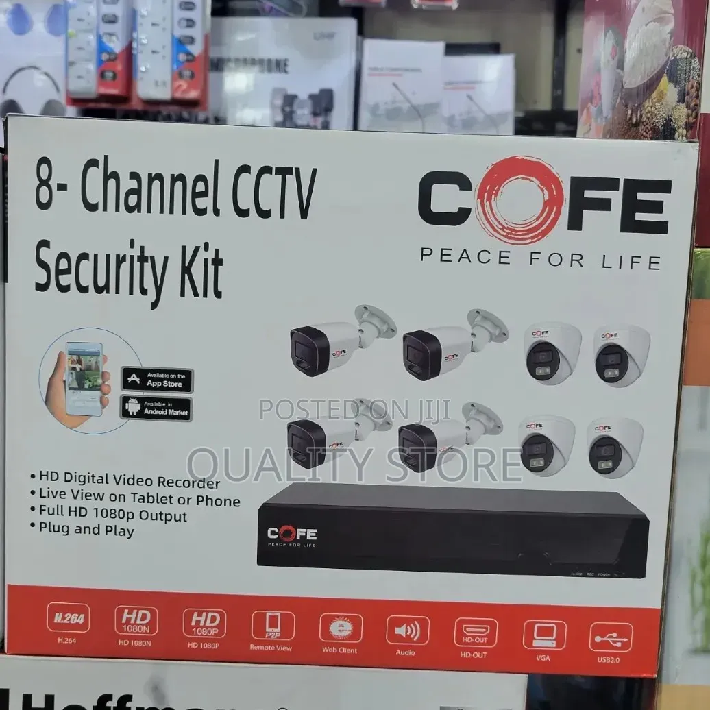 8 Channel. CCTV Security Kit Camera