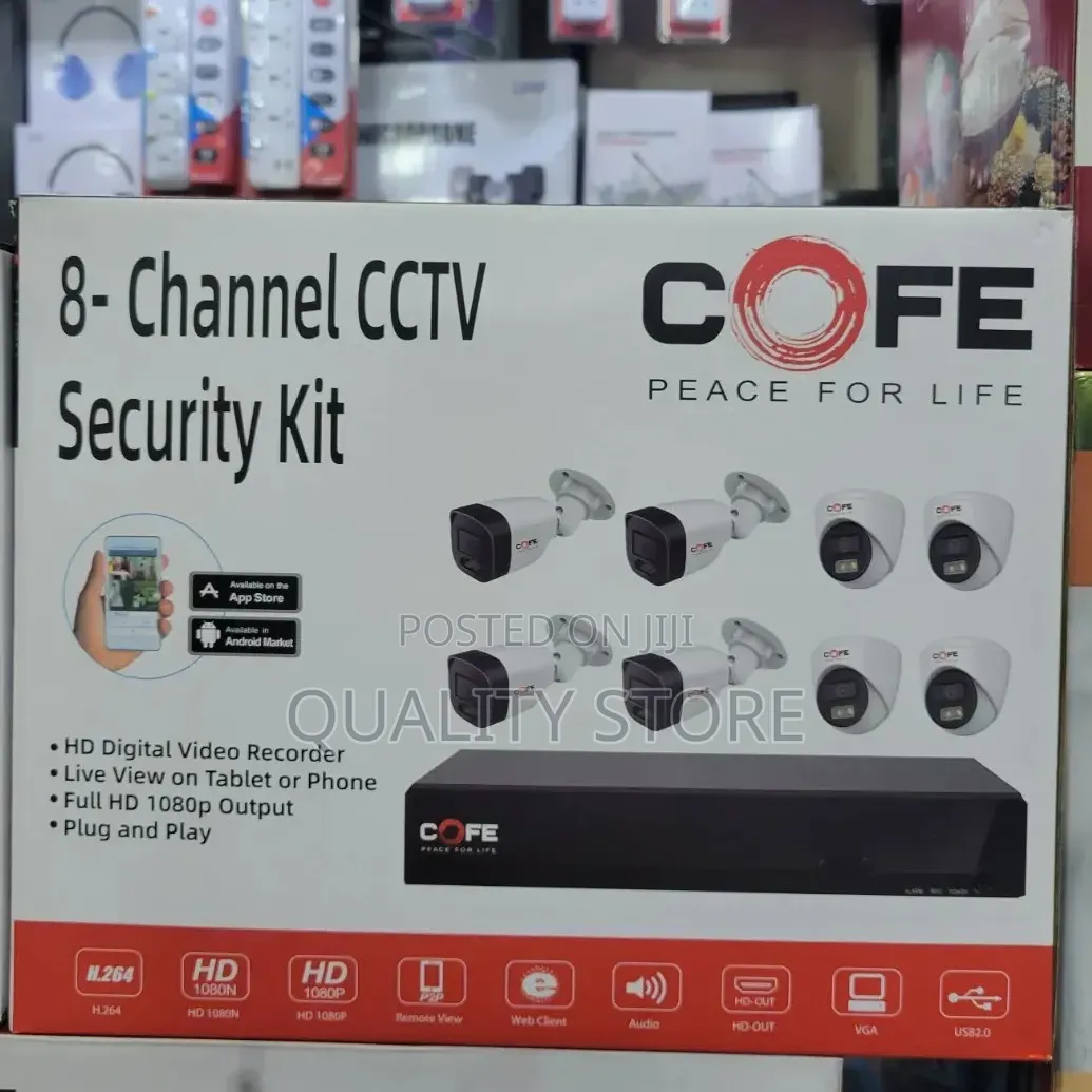 8 Channel. CCTV Security Kit Camera