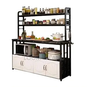 Multi-Layer Floor-Standing Kitchen Storage Rack