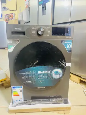HISENSE 9 KGS Front Loader Washing Machines I Bubble