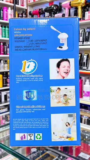 Professional Facial Steamer – 450W UV Steam Beauty & Skincare Machine