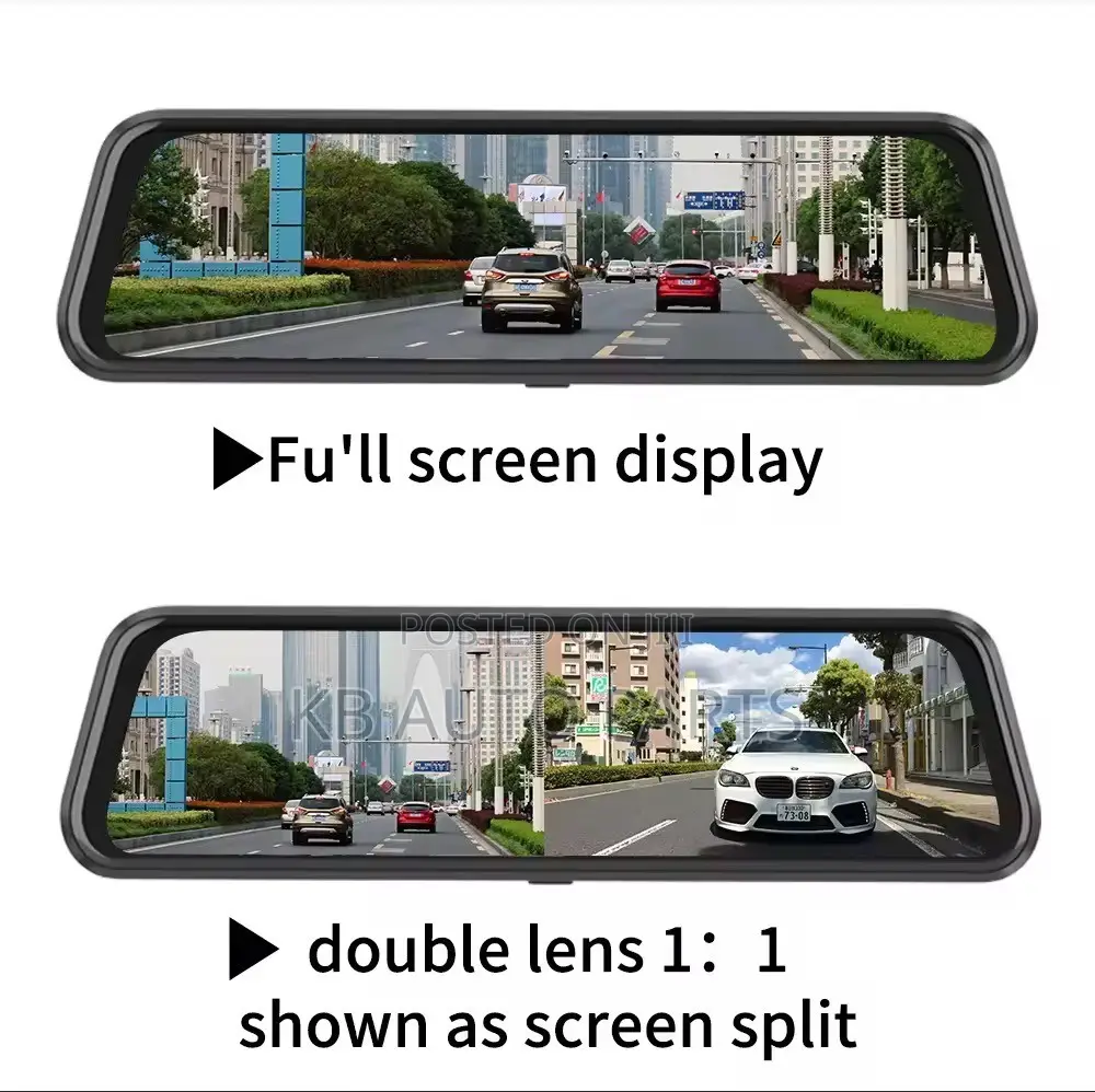 4k Uhd 9.7 Mirror Dashboard DVR Cam