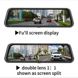 4k Uhd 9.7 Mirror Dashboard DVR Cam