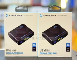 Powerology Ultra Mini 20000mAh 100W Magsafe Wireless Laptop Power Bank