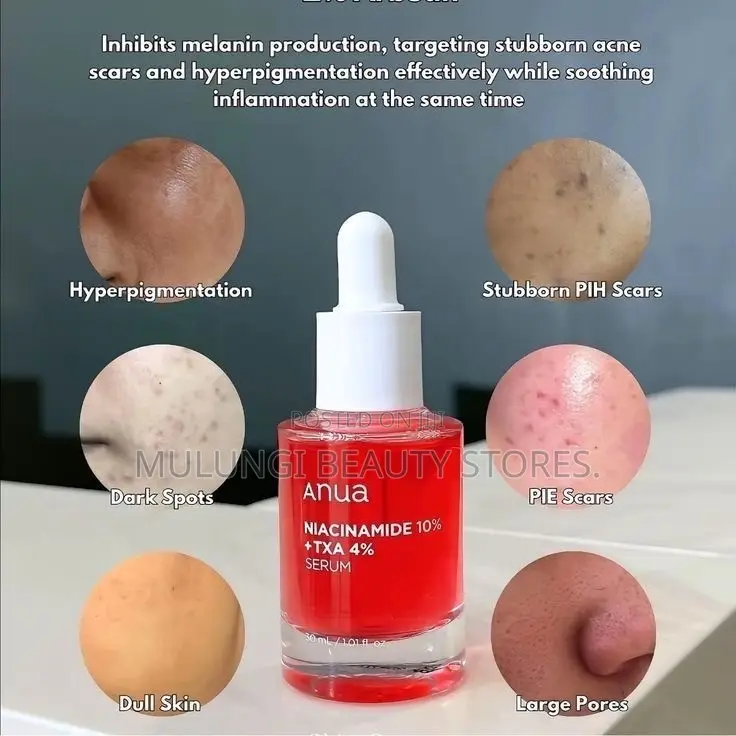 Anua Niacinamide 10% + TXA 4% Dark Spot Correcting Serum in a 30 Ml