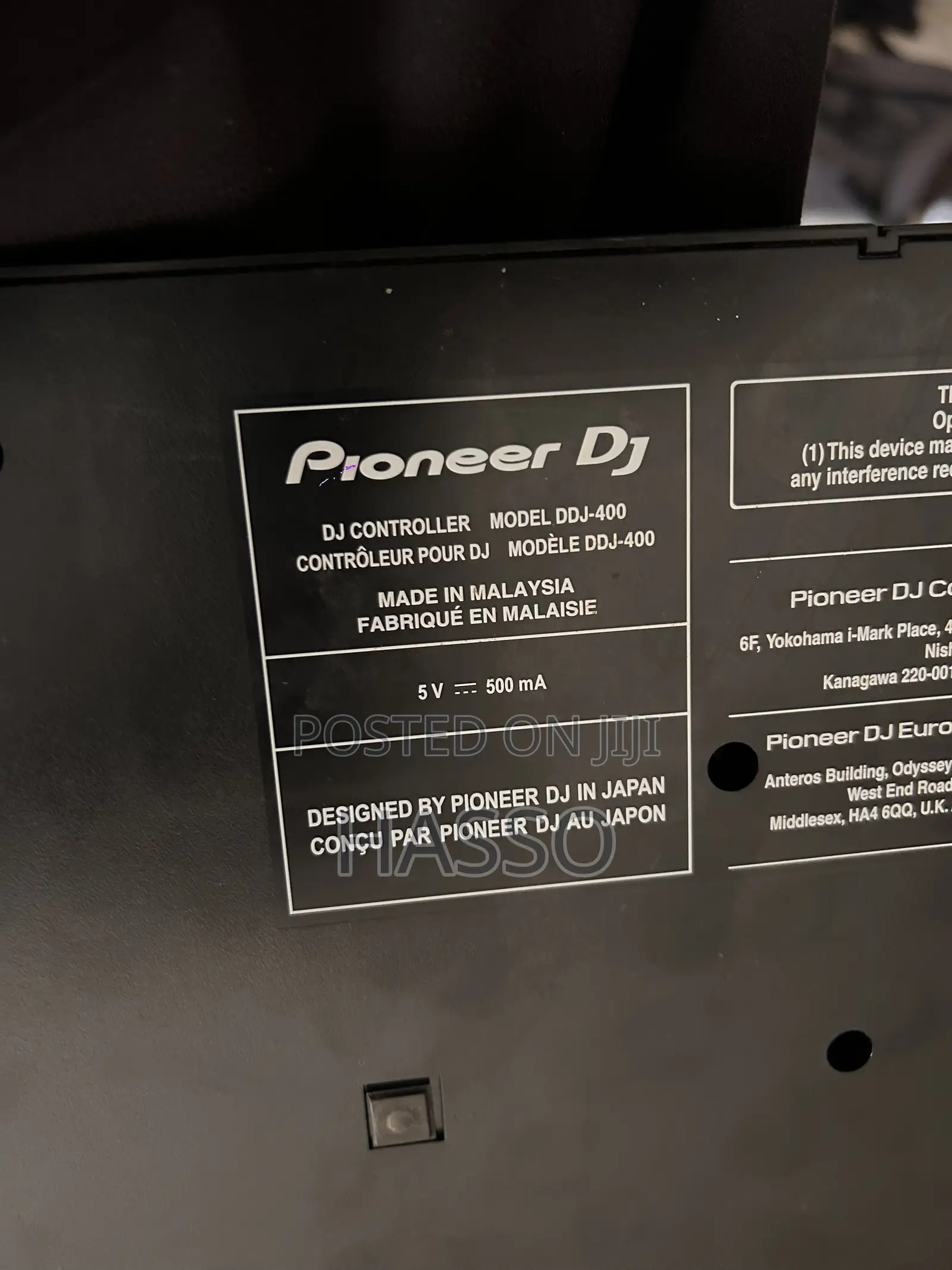 DJ Controller DDJ 400 With Bag