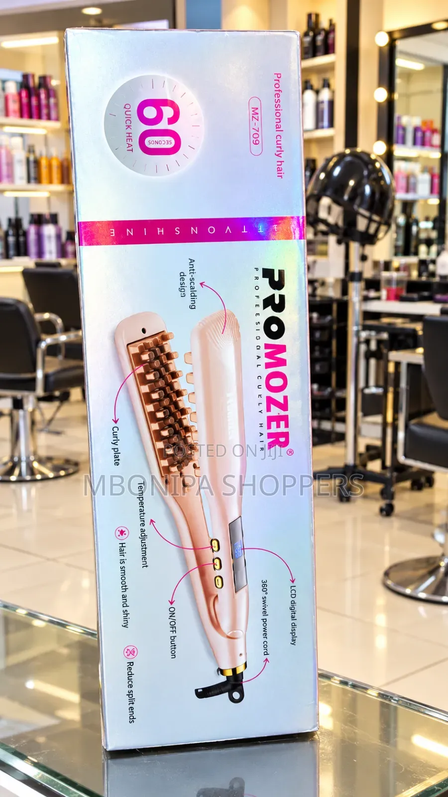 ProMozer Professional Curly Hair Brush – MZ-709