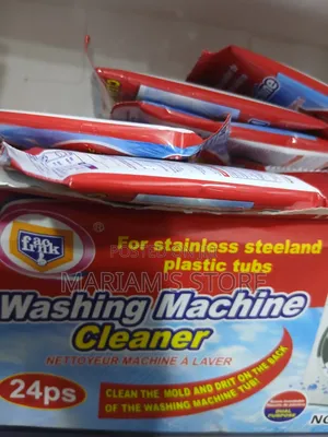 24-Piece Box of Dual-Purpose Washing Machine Cleaner Tablets