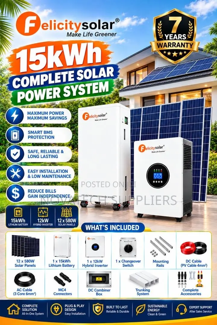 Complete 15kWh Solar Package 8kW Inverter 6.96kW Panels