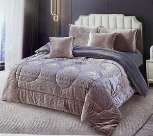 Velvet Grey Bedcover