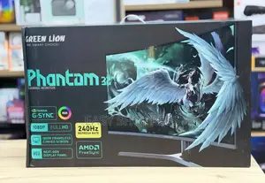 Green Lion Phantom 32" Gaming Monitor - Black