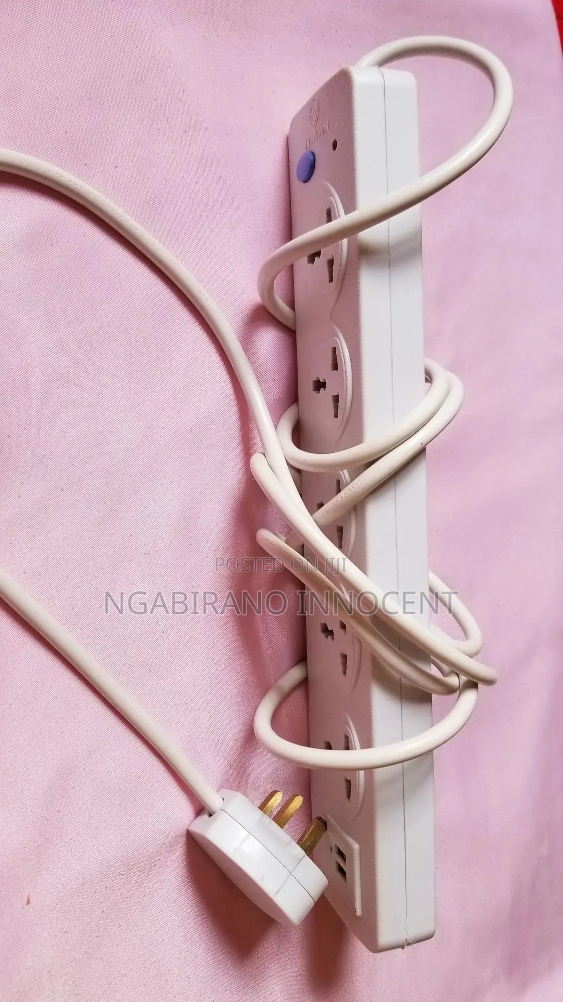 Multipurpose Socket Extension Power Strip With 2 USB Charging Ports