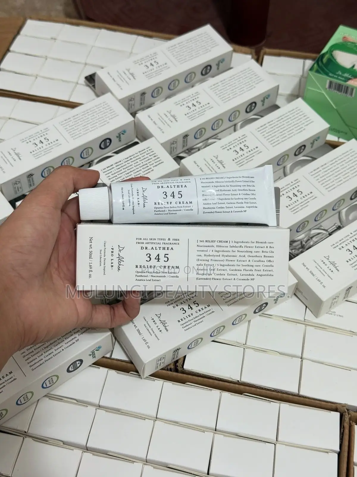 Dr. Althea 345 Relief Cream, a 50 Ml Korean Skincare Gel Cream
