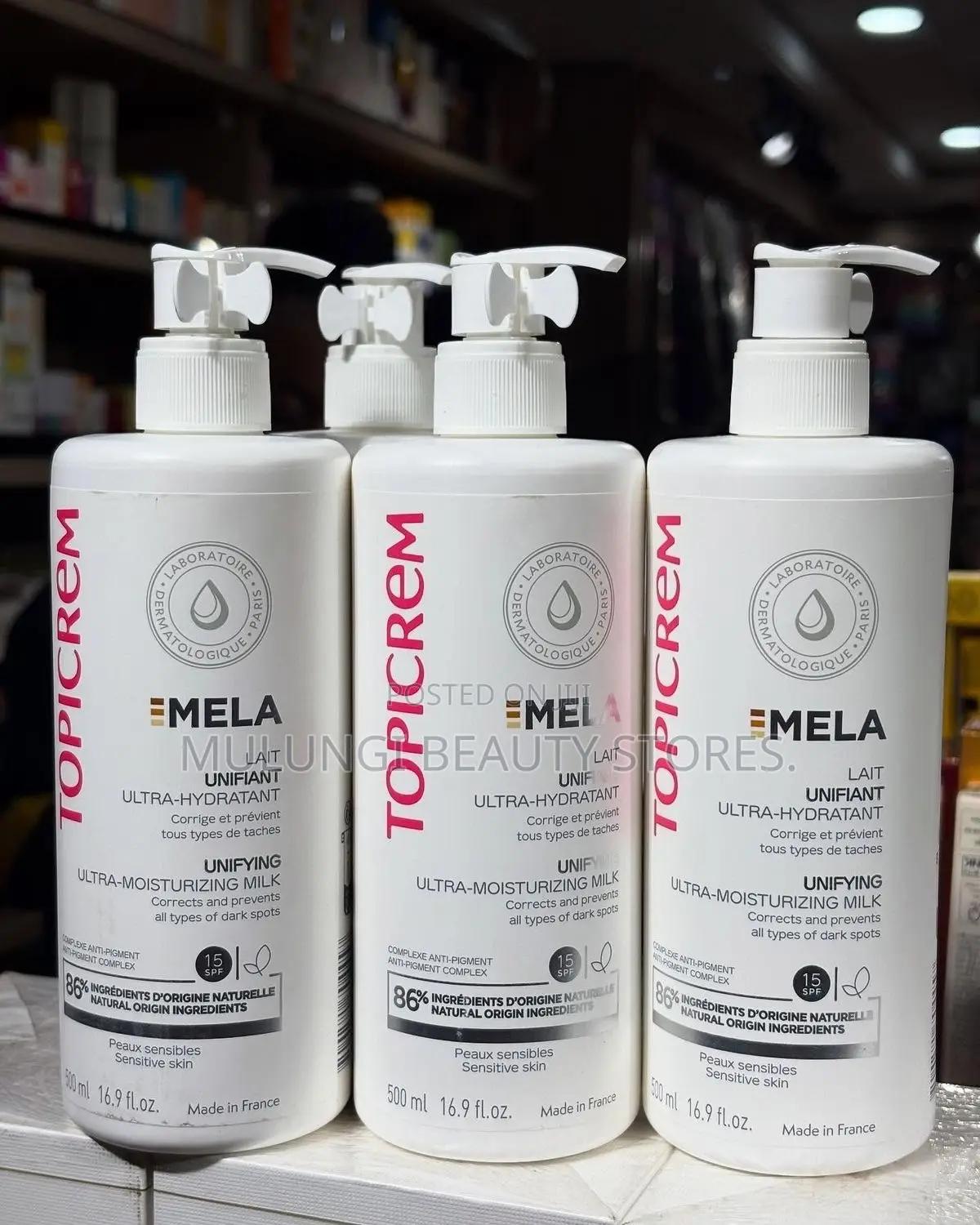 Topi Crem MELA Unifying Ultra-Moisturizing Milk