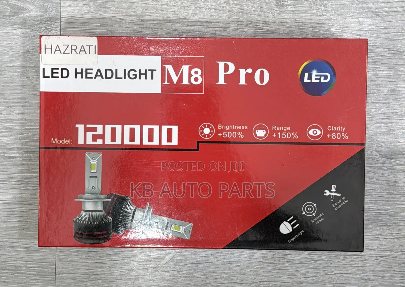 Hazrati M8 Pro Car Lead Headlight/Fog Bulbs