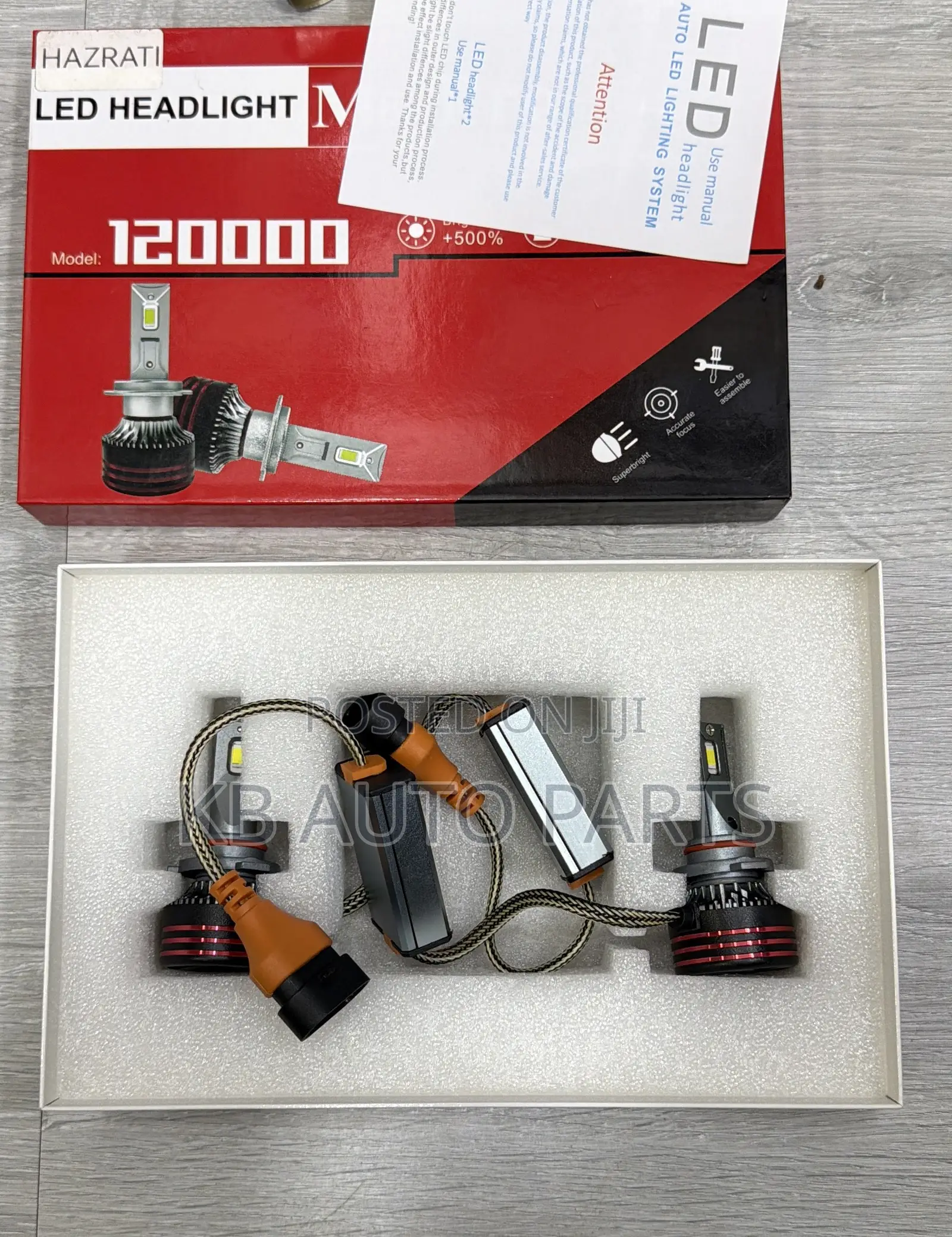 Hazrati M8 Pro Car Lead Headlight/Fog Bulbs