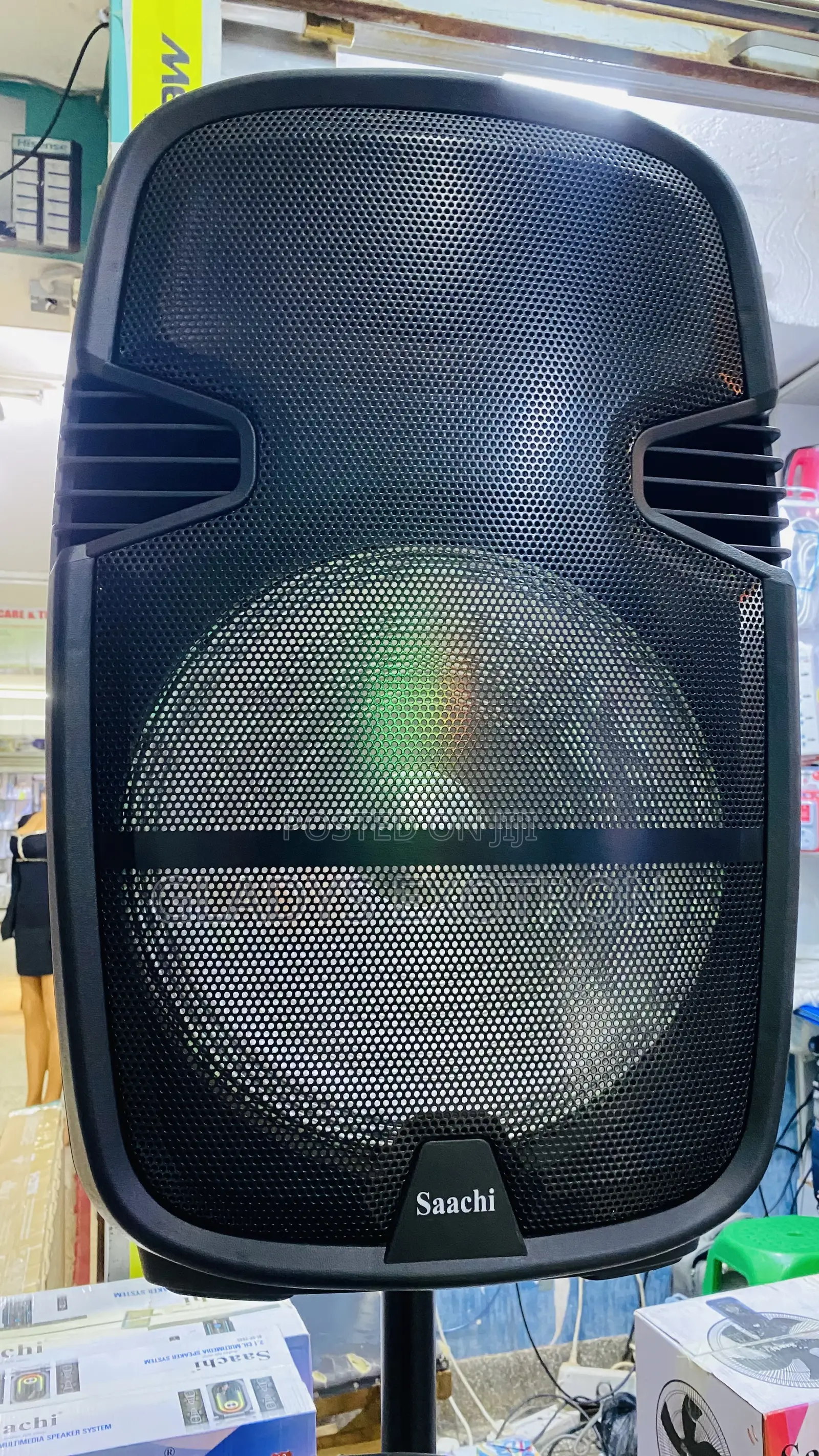 Saachi Rechargeable Trolley Speakers