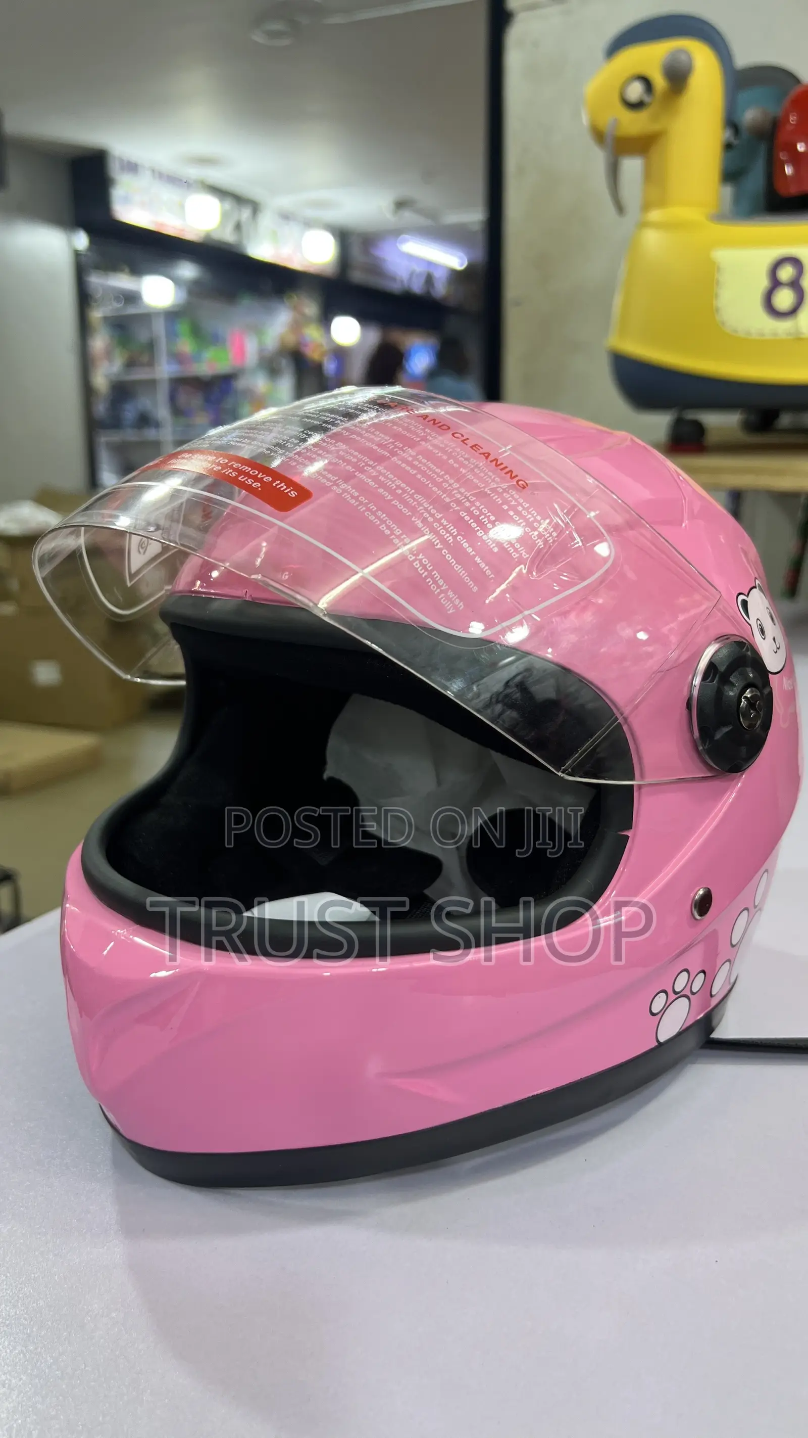 Pink Kids Helmet