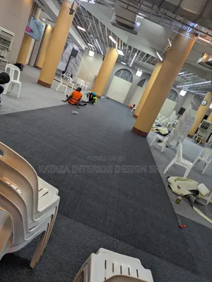 Clean Pure Gray Woolen Carpet