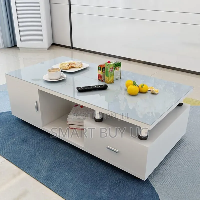 White Centre Table for Living Room | Modern Coffee Table