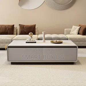 Gray Centre Table With Storage | Living Room Coffee Table
