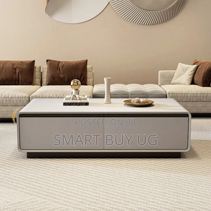 Gray Centre Table With Storage | Living Room Coffee Table